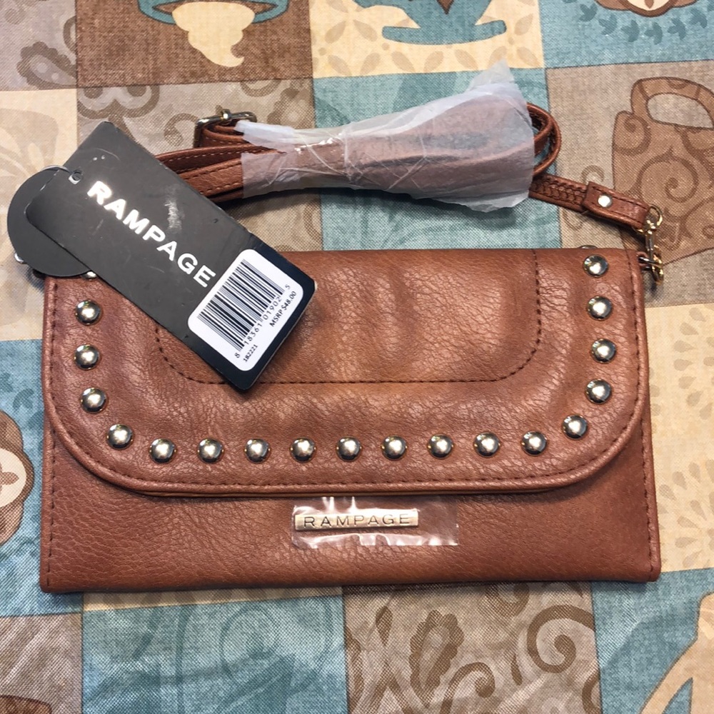 Rampage cross body wallet